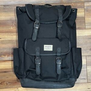 Benrus Scout Backpack Black Travel Pockets Rucksack Hike Commute Laptop Pocket